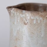 Old vintage stoneware pitcher