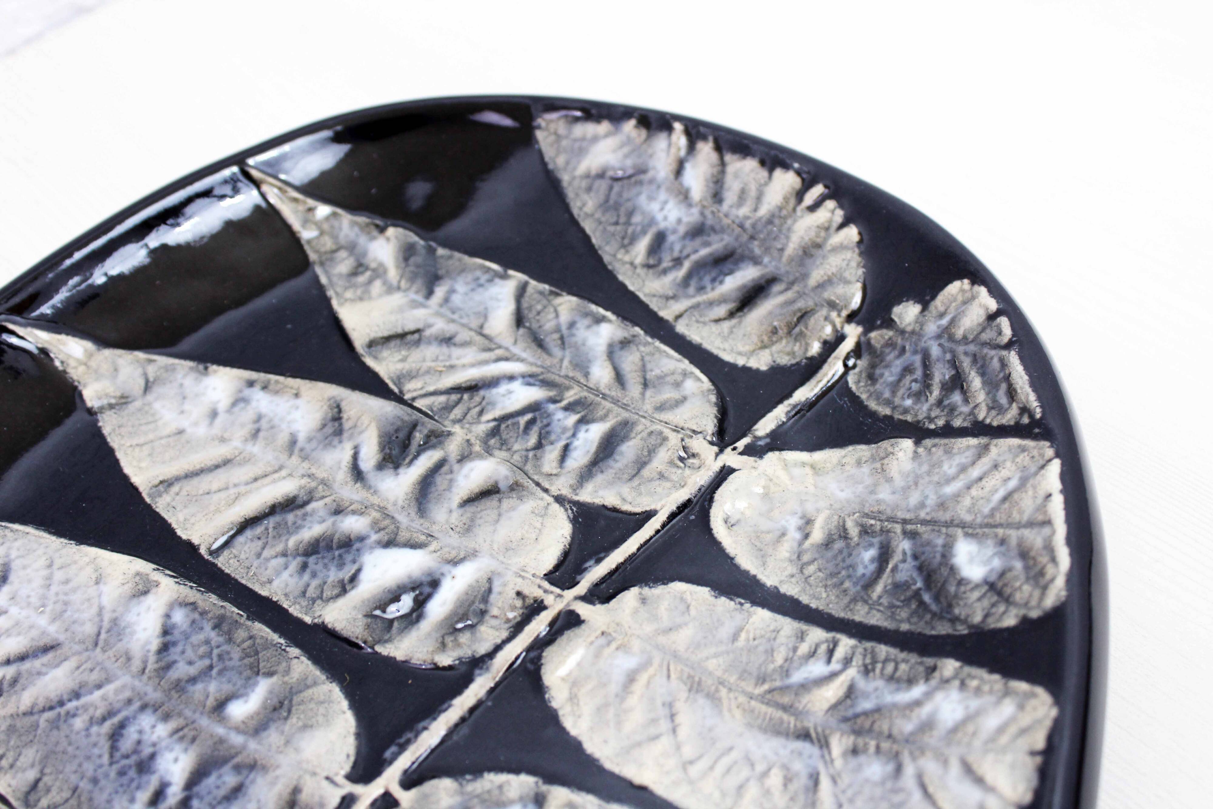 Ceramic tray, France 1970