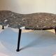 Tubble table by Pode/Leolux composite marble Grigio Carnico 50's style