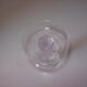 Glass candle holder