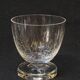 6 Cracked Engraved Crystal Liqueur/Digestif Glasses