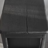 Table d'appoint en bois brûlé - shou-sugi-ban