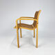 Fauteuil en bois de hêtre et sangle par Olivo Pietro, Italie, années 1970