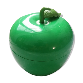 Seau à glace pomme verte avec feuille 1970