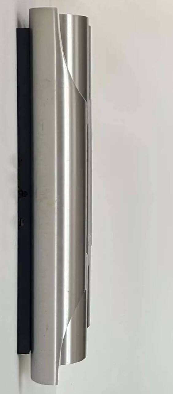 Applique vintage "Fuga XL", métal brossé, Raak Pays Bas 1970