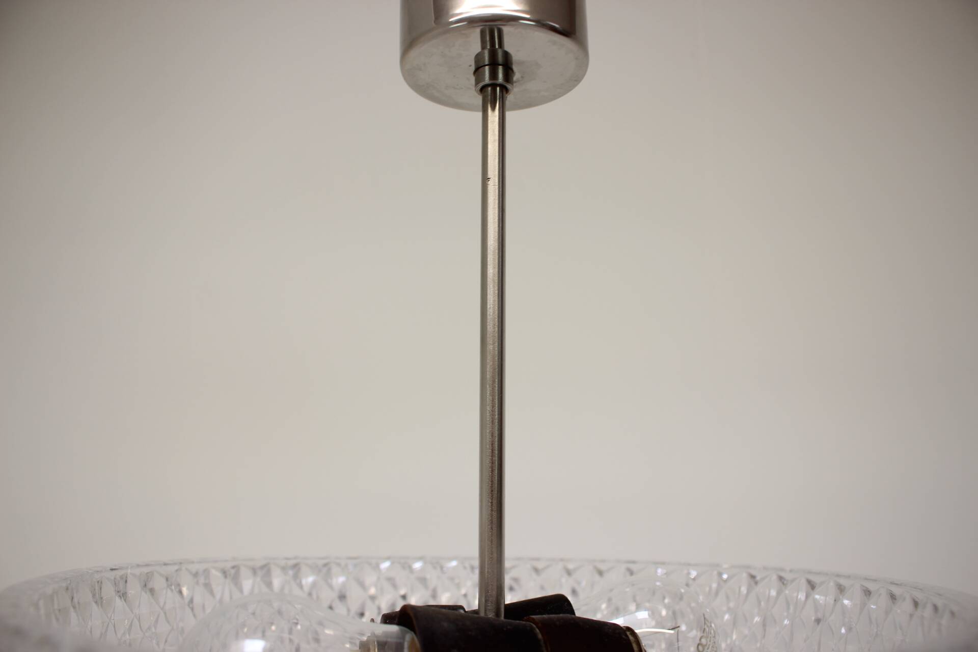 Midcentury Glass Pendant by Kamenicky Senov, 1960s