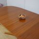 Table ovale Baumann en teck avec rallonges