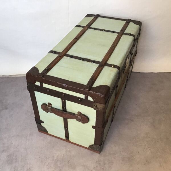 Malle ancienne rare Courrier petit gabarit