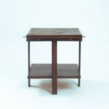 Art deco sidetable with glass tops, 1930s