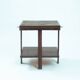 Art deco sidetable with glass tops, 1930s