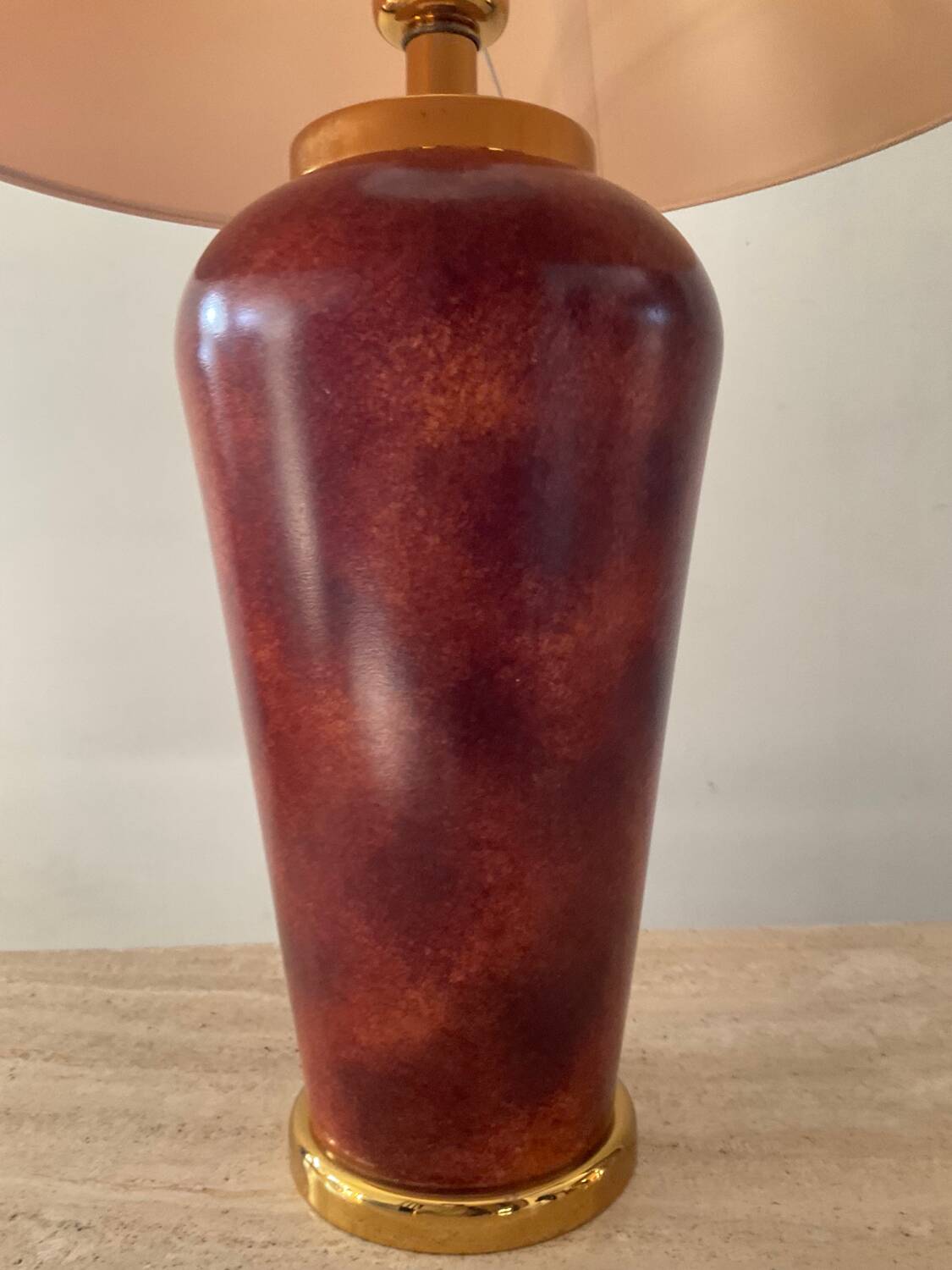 Vintage ceramic lamp from the 70s-80s