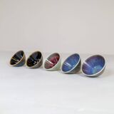 Mid-century modern set of 5 small bowls Rörstrand Carl Harry Stålhane, Sweden