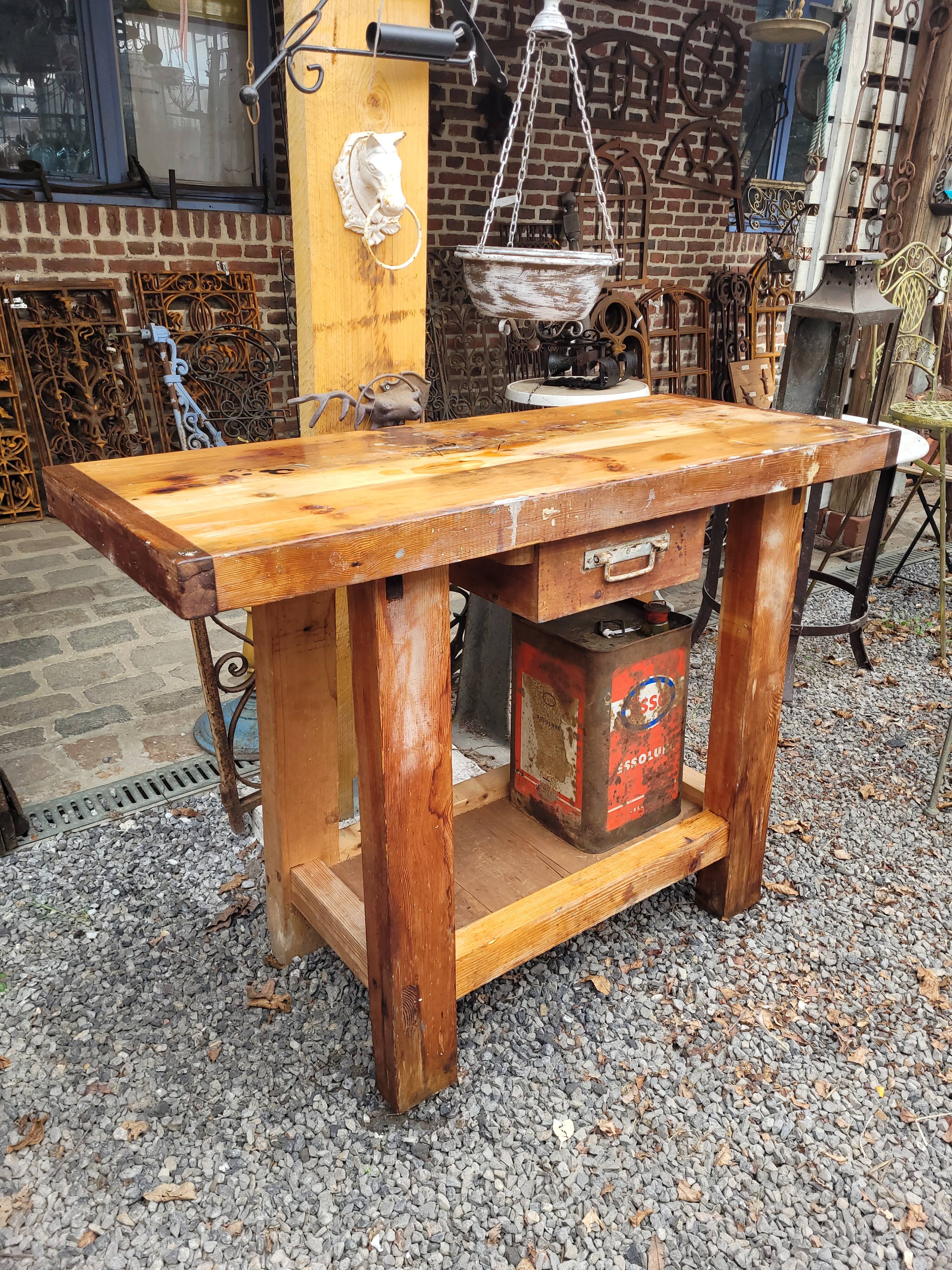 Carpentry or cabinetmaker's workbench, 120 long