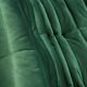 Bottle green velvet Togo living room set by Michel Ducaroy for Ligne Roset, set of 5