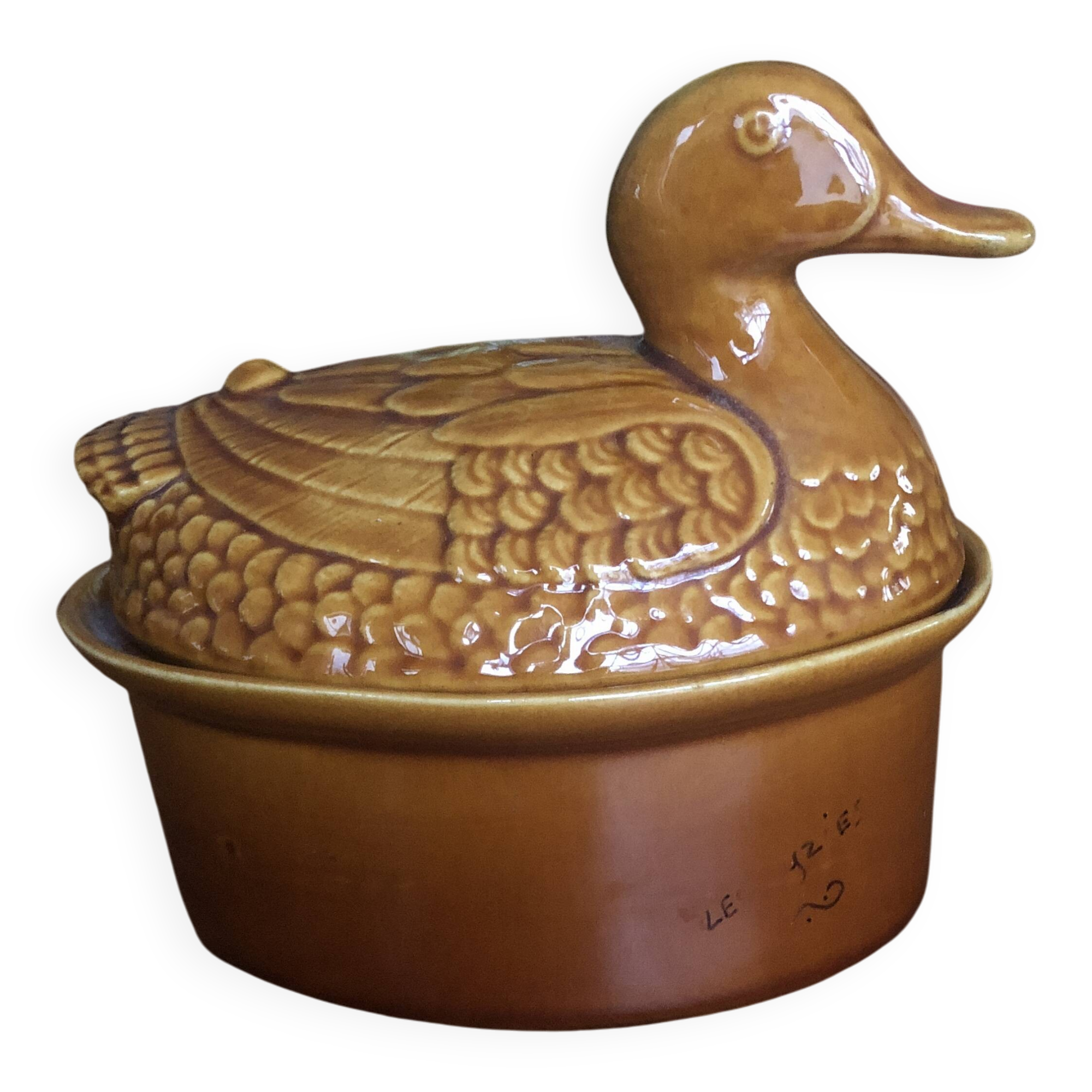 Ceramic duck terrine