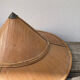 Asian hat in bamboo and vintage metal
