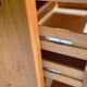 Vintage solid pine chest of drawers Danish Scandinavian style 1980s