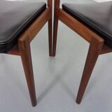 Set of Teak Dining Chairs Model 641P by Rudolf Glatzel for Thonet, 1960s