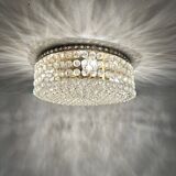 Flush mount with Swarovski crystals , 1970s