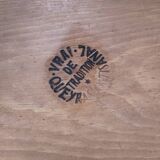 Long carved monoxyl wood cut stamped L. 54 cm