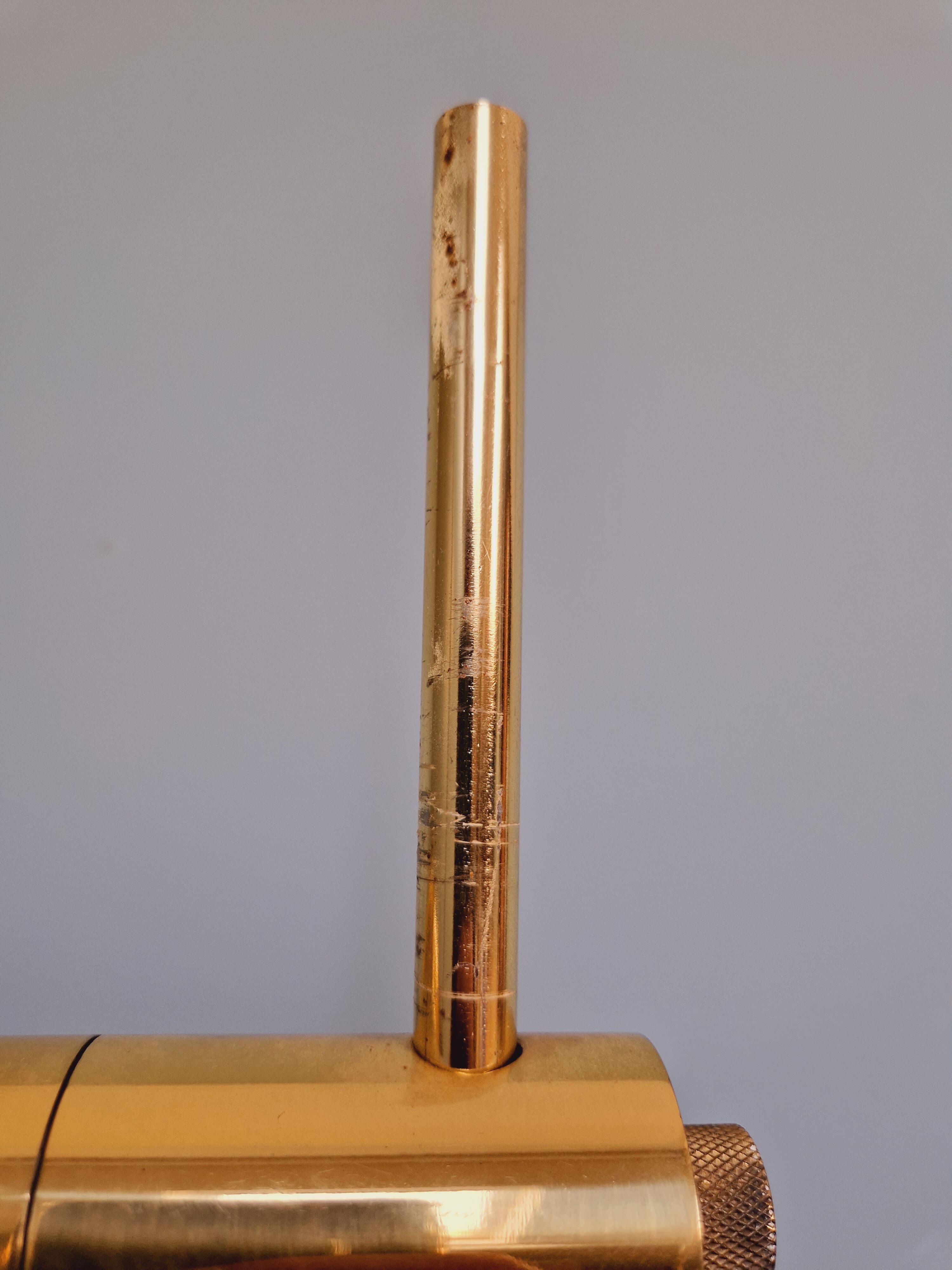 Vintage brass desk lamp, 70s