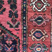 Carpet old Persian Bijar 19th century handmade 110 X 189 CM