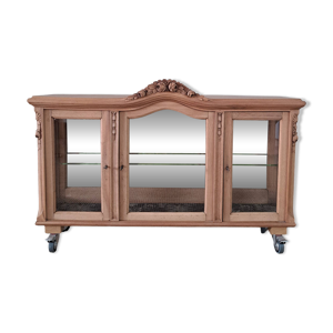 vitrine vintage en bois