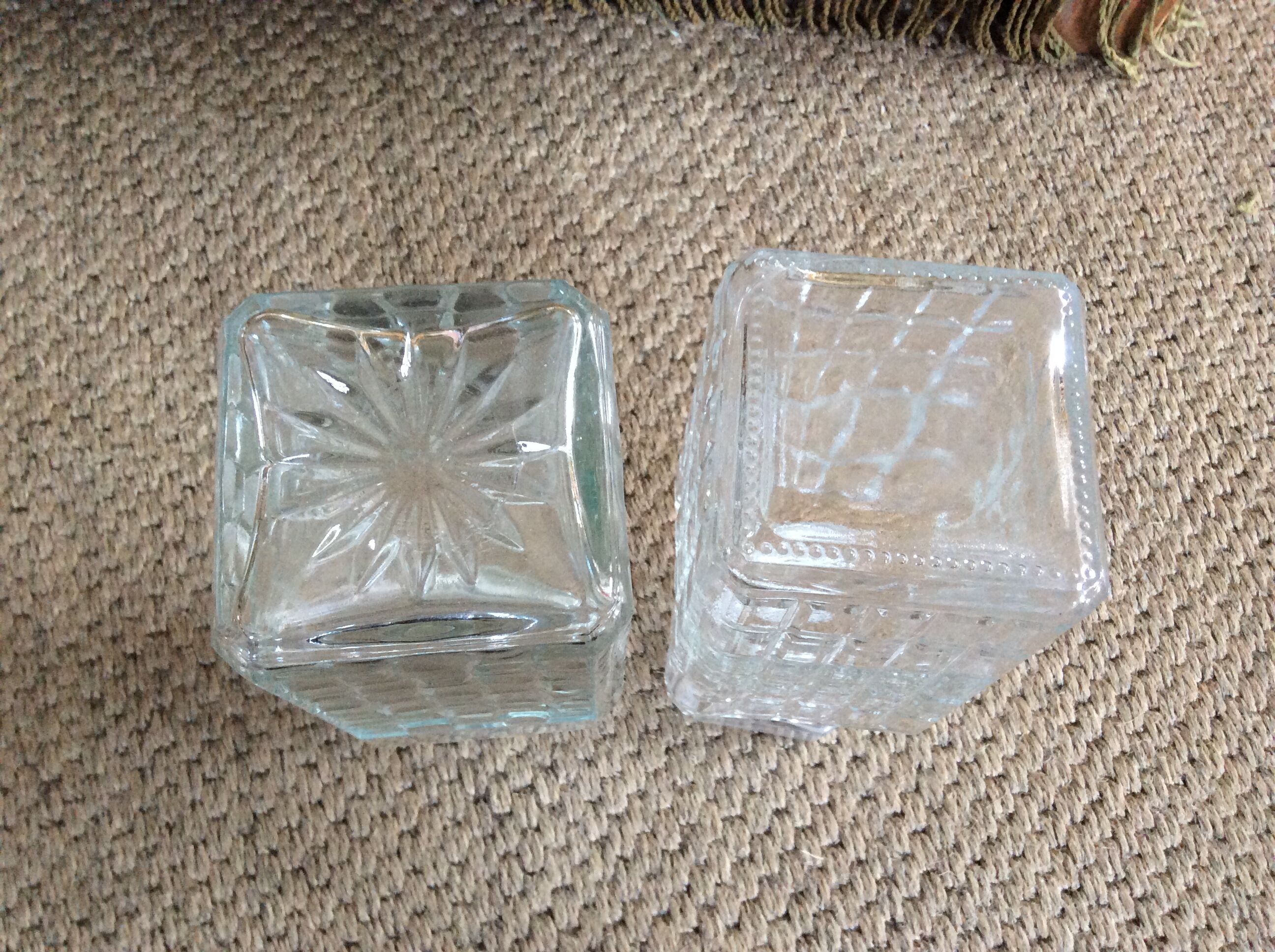 Set of whisky decanters