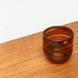 Vintage Swedish glass vase by Milan Vobruba for Gusum Sweden