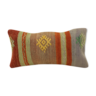 Housse coussin vintage 20x40 cm