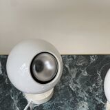 Pair of 1960s eyeball wall lights