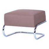 Tabouret Bauhaus en chrome et acier par Robert Slezák pour Slezak Factories, République tchèque, années 1930.