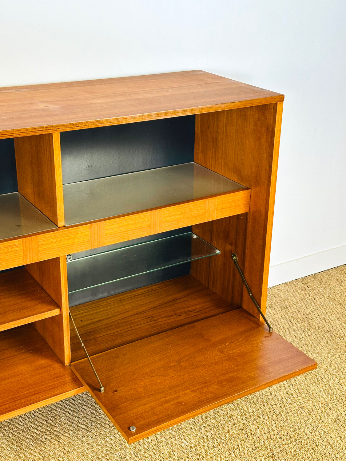 1960s high Scandinavian teak sideboard