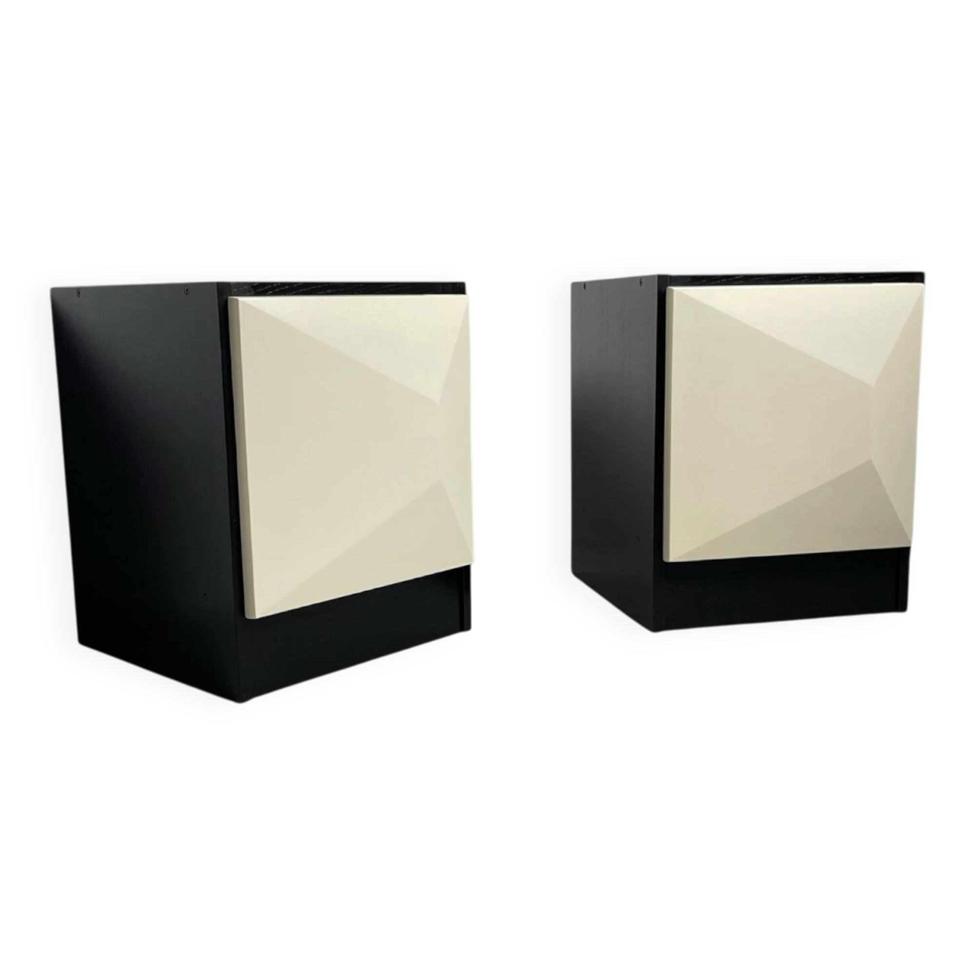 Pair of bedside tables 1980