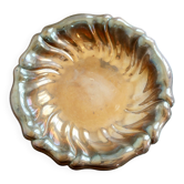Vintage silver-plated bowl – Scalloped edges