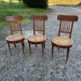 Chaises en cannage 1930