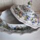 Compotier, soup tureen, vegetable dish in Rouen earthenware