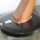 Fase black desk lamp from the 50s with reflector