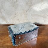 Glass jewelry box