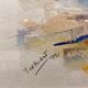 Painting, watercolor, Navy, signed and dated XX century