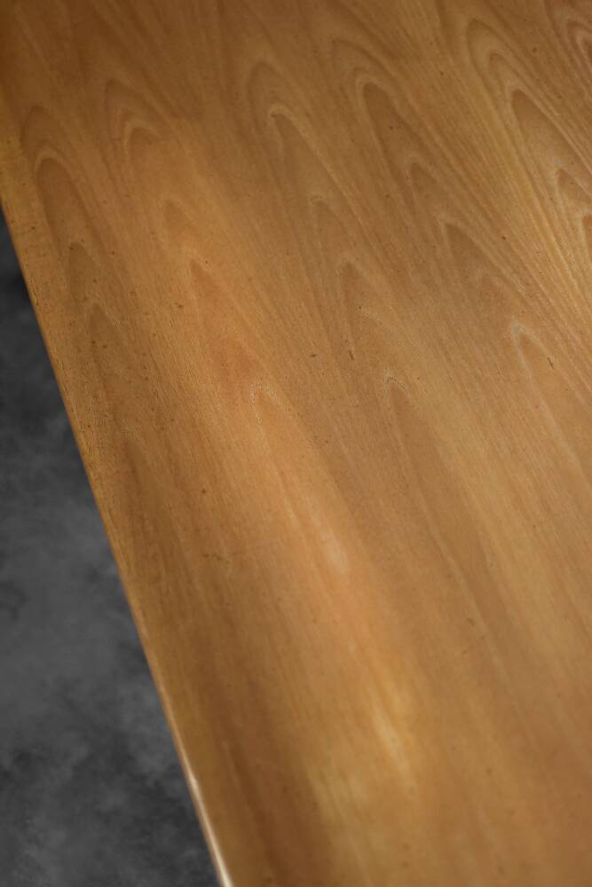 Low vintage mid-century danish modern teak coffee table, 1960s