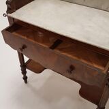 Small dressing table / end table marble