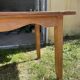 Vintage wooden dining table