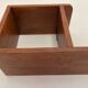 Varnished wooden wall shelf, 1960s
