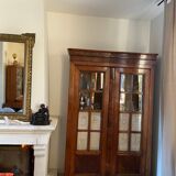 Walnut library louis Philippe XIXth century