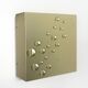 Gold ‘star rain’ wall lamp by e.j. jelles for raak in 1960s