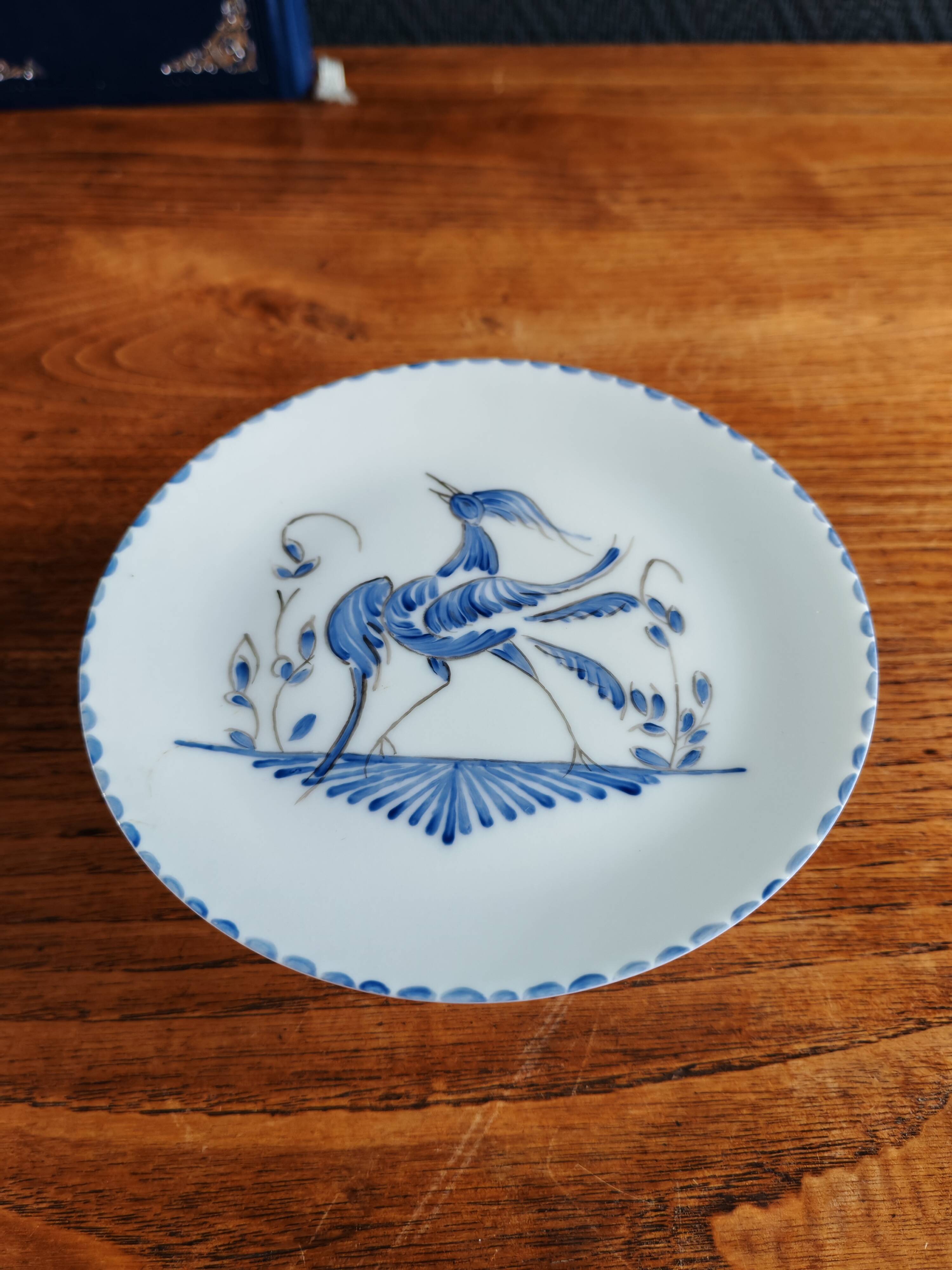 Limoges Porcelain Footed Plate