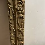 Former wooden frame with gold moulding