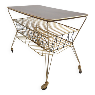 Side table / End table / Magazine rack 1950 vintage