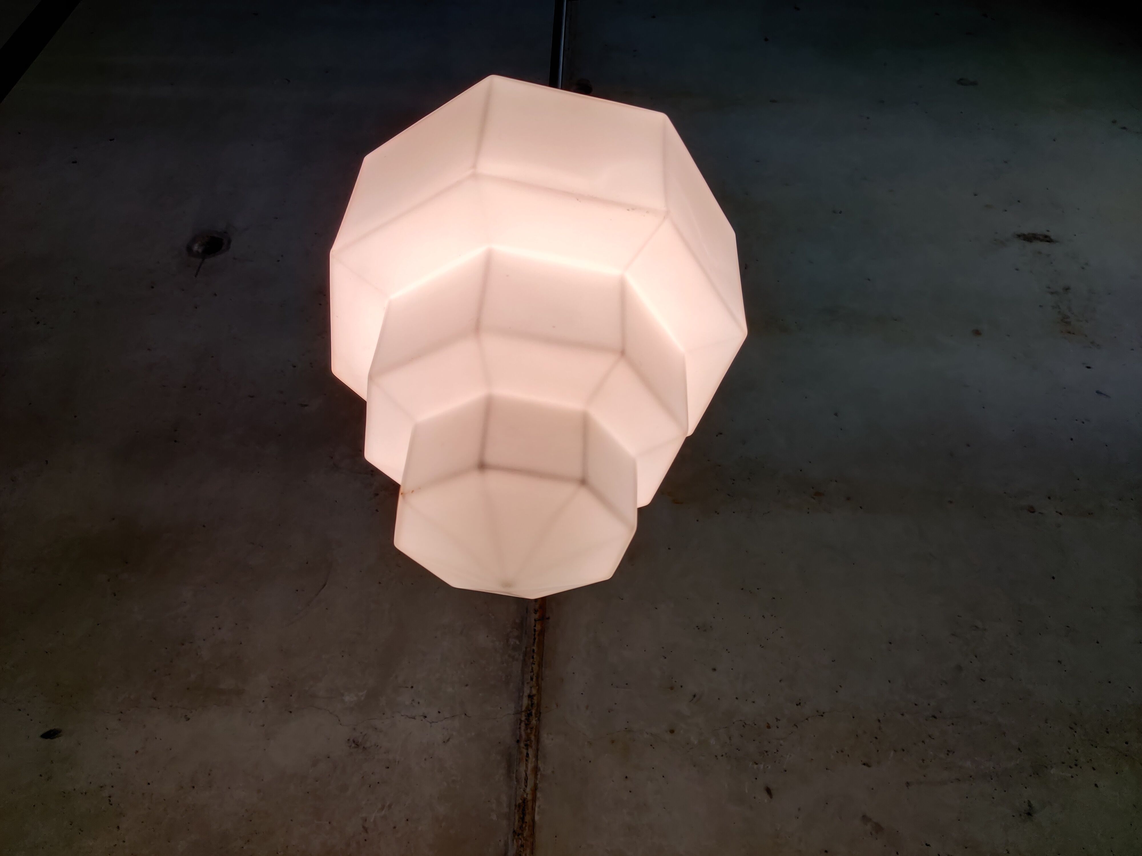 Art deco skyscraper pendant light 1930s